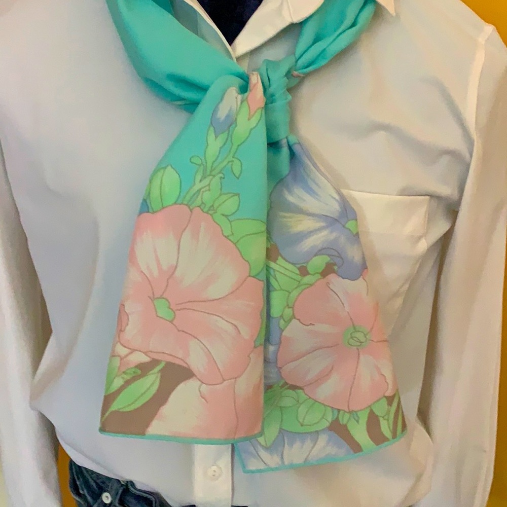 Summer scarf, necklace, earrings bracelet!